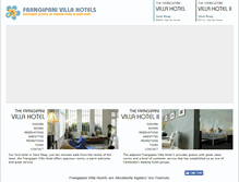 Tablet Screenshot of frangipanivillahotel.com